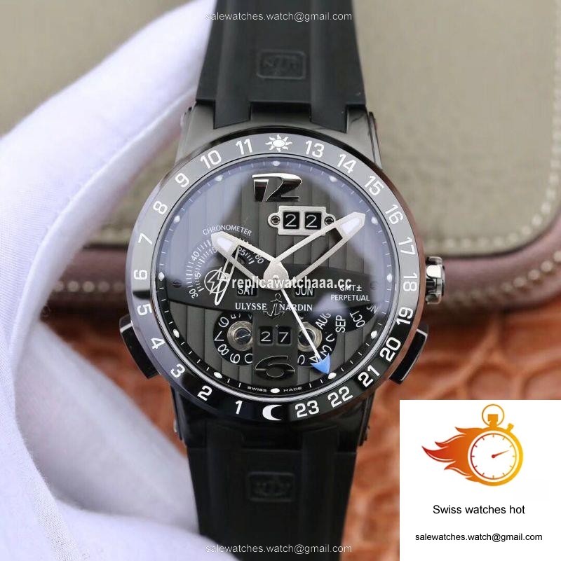 Ulysse Nardin El Toro 322-00-3 All Working GMT Calendar Grey Dial 1 Ulysse Nardin El Toro 322-00-3 All Working GMT Calendar Grey Dial 1