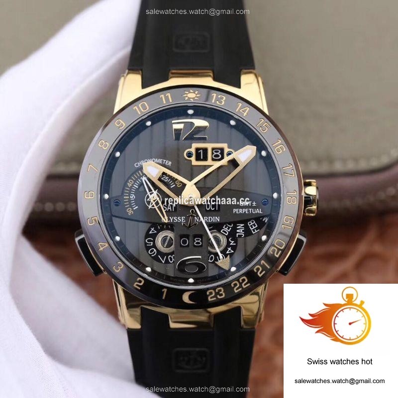 Ulysse Nardin El Toro 322-00-3 18K Yellow Gold Black Dial 1 Ulysse Nardin El Toro 322-00-3 18K Yellow Gold Black Dial 1