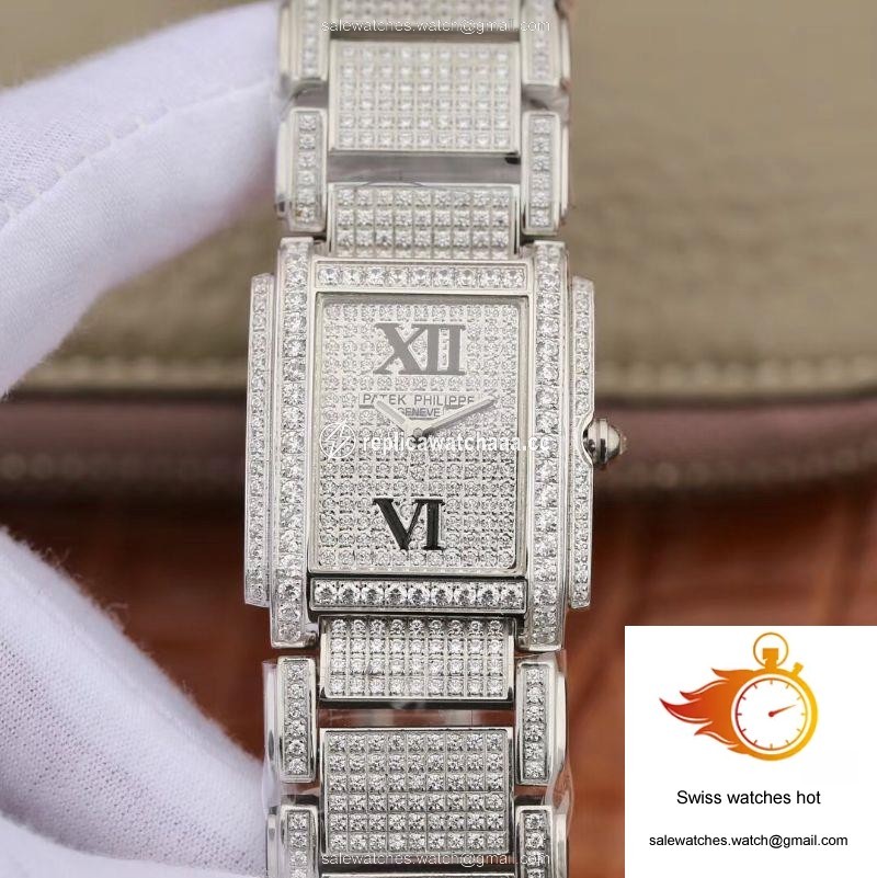 Patek Philippe Ladies Twenty-4 4908/101G-001 Silver Diamond Dial 1 Patek Philippe Ladies Twenty-4 4908/101G-001 Silver Diamond Dial 1