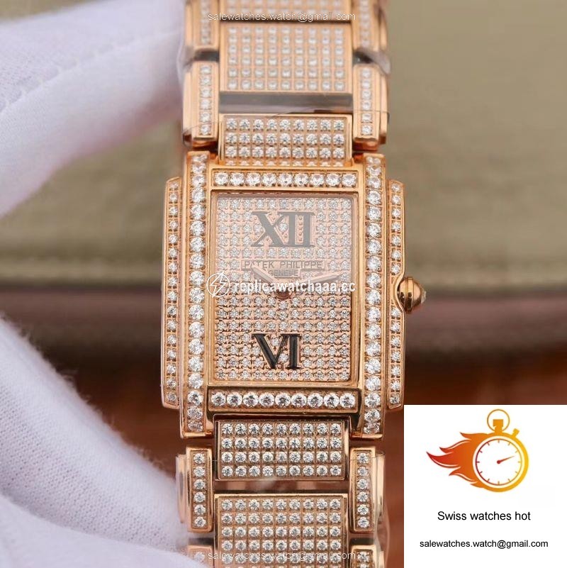 Patek Philippe Ladies Twenty-4 4908/50R-012 Rose Gold Diamond Dial 1 Patek Philippe Ladies Twenty-4 4908/50R-012 Rose Gold Diamond Dial 1