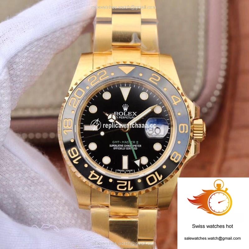 Rolex GMT Master II 116718 EW Factory Black Dial 1 Rolex GMT Master II 116718 EW Factory Black Dial 1