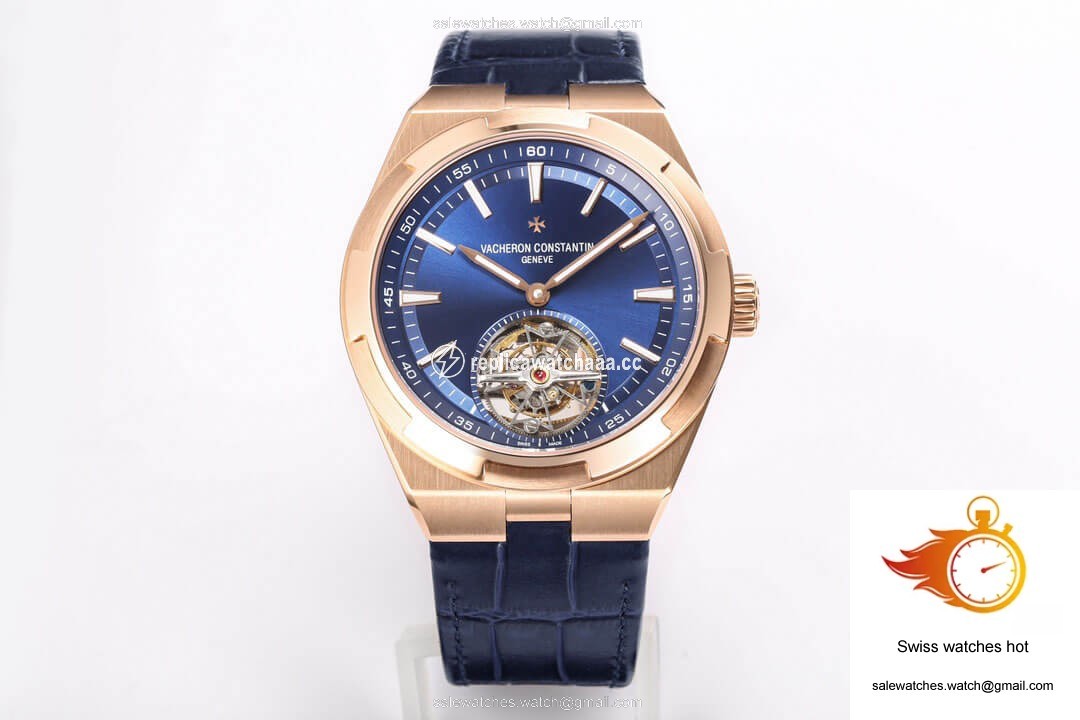 Vacheron Constantin Overseas Tourbillon 6000V/110R-B733 BBR Factory Blue Leather Strap 1 Vacheron Constantin Overseas Tourbillon 6000V/110R-B733 BBR Factory Blue Leather Strap 1
