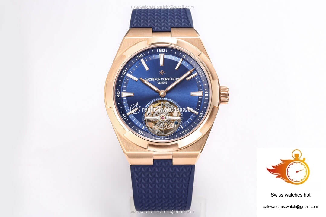 Vacheron Constantin Overseas Tourbillon 6000V/110R-B733 BBR Factory Blue Rubber Strap 1 Vacheron Constantin Overseas Tourbillon 6000V/110R-B733 BBR Factory Blue Rubber Strap 1