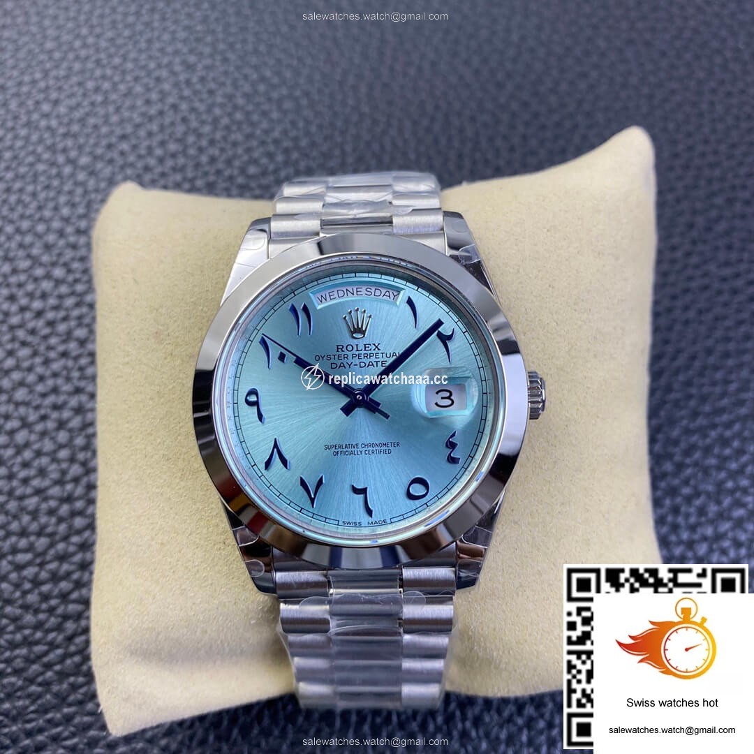 Rolex Day Date BP Factory Middle East Customization Stainless Steel Ice Blue Dial 1 Rolex Day Date BP Factory Middle East Customization Stainless Steel Ice Blue Dial 1