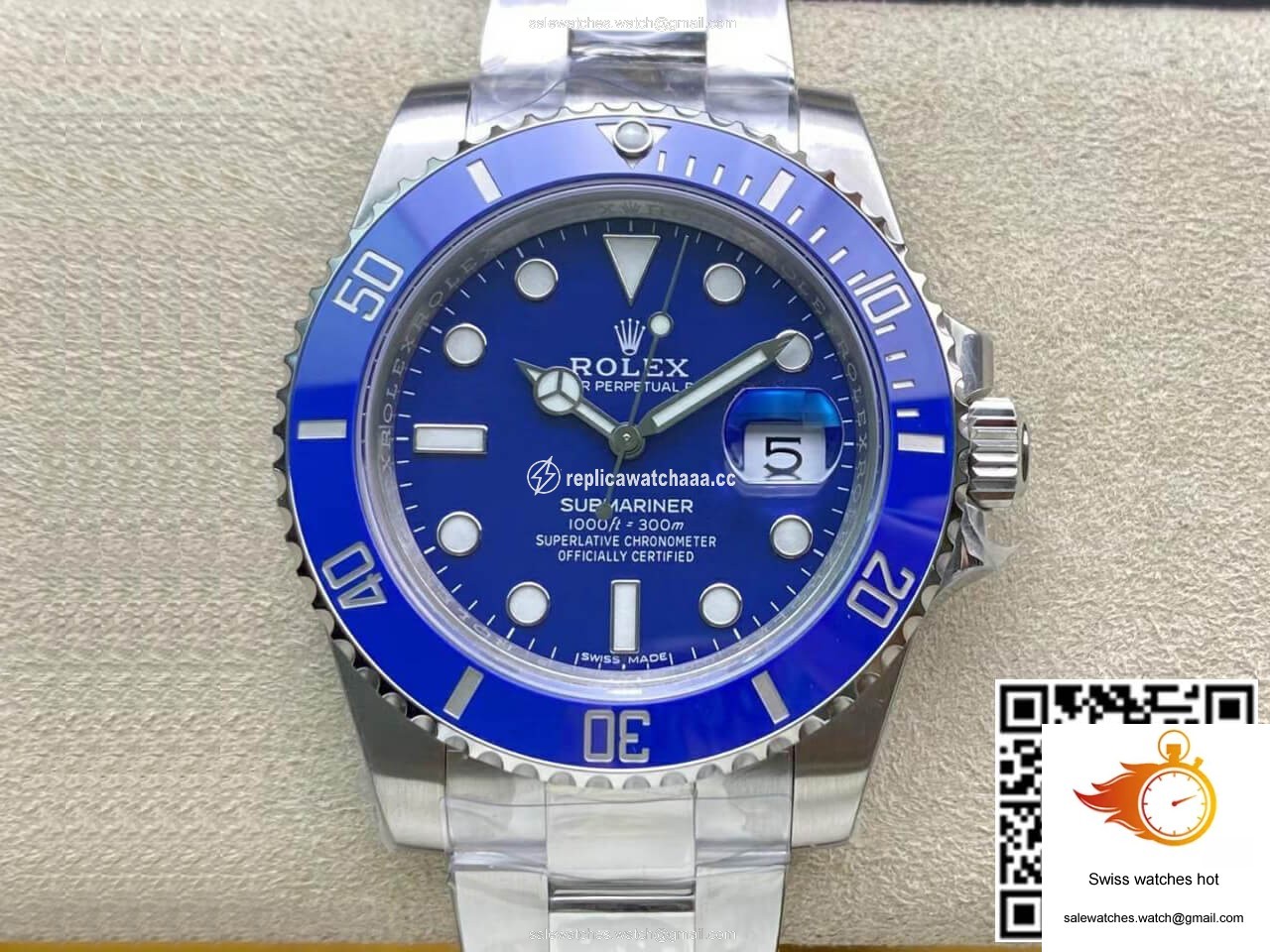 Rolex Submariner 116619LB-97209 VS Factory Blue Dial 1 Rolex Submariner 116619LB-97209 VS Factory Blue Dial 1