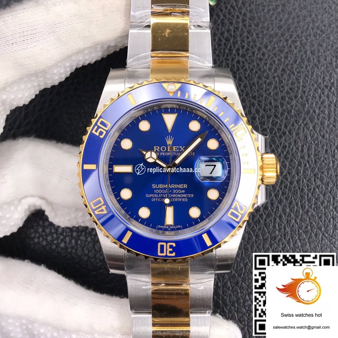 Rolex Submariner 116613LB-97203 VS Factory Blue Ceramic Bezel 1 Rolex Submariner 116613LB-97203 VS Factory Blue Ceramic Bezel 1