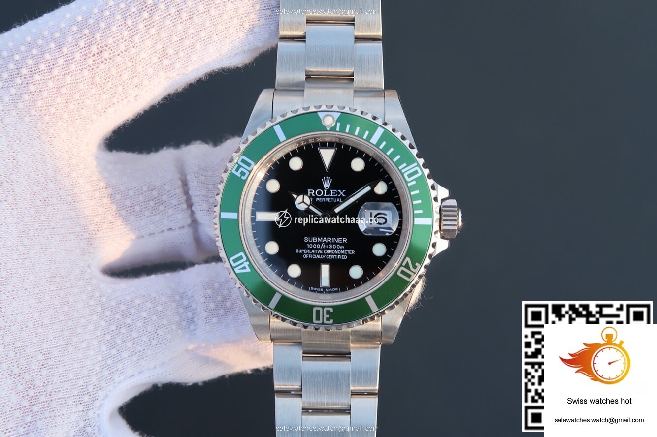 Rolex Submariner 16610LV-93250 JF Factory Green Bezel 1 Rolex Submariner 16610LV-93250 JF Factory Green Bezel 1