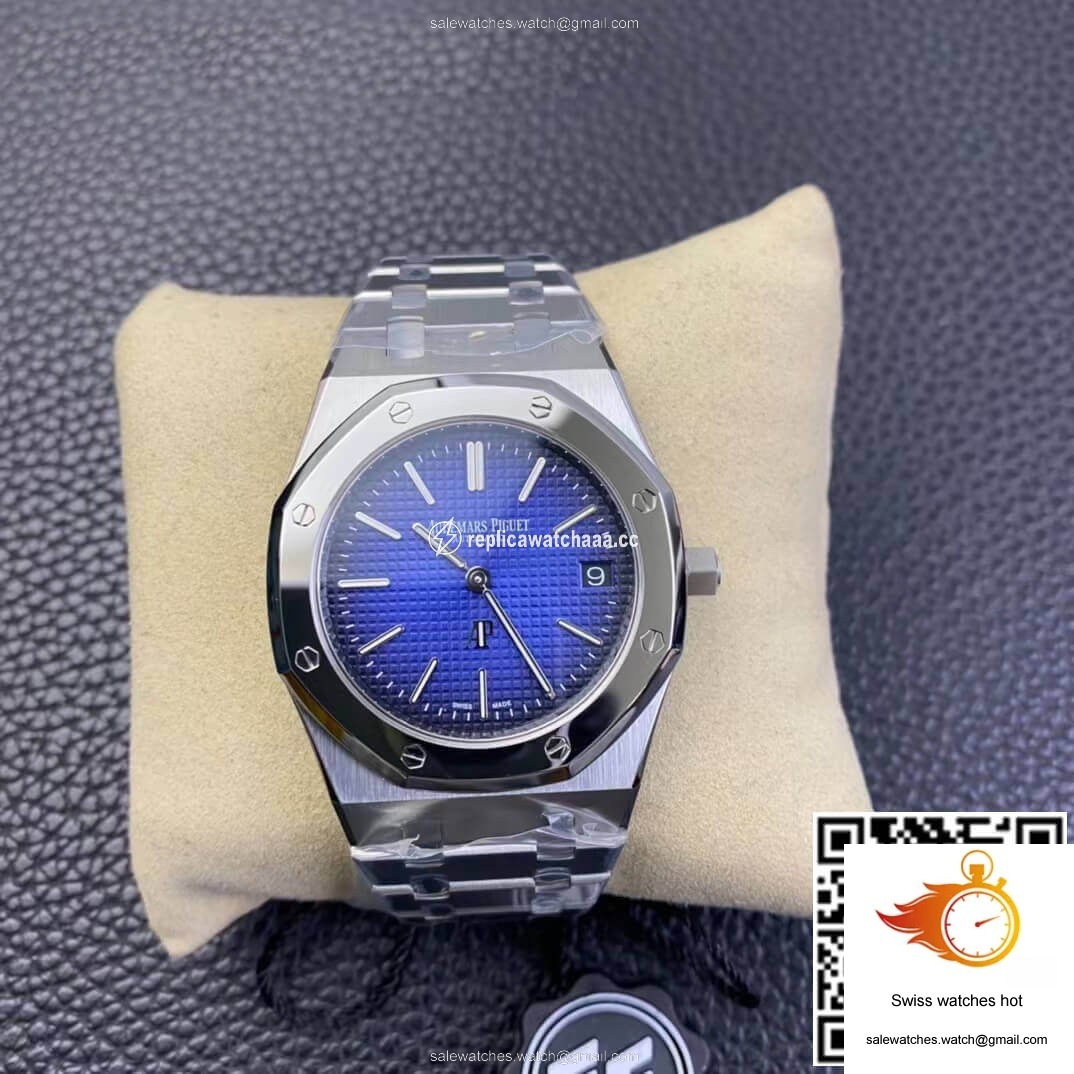 Audemars Piguet Royal Oak 15202IP.OO.1240IP.01 ZF Factory Smoked Blue Dial 1 Audemars Piguet Royal Oak 15202IP.OO.1240IP.01 ZF Factory Smoked Blue Dial 1