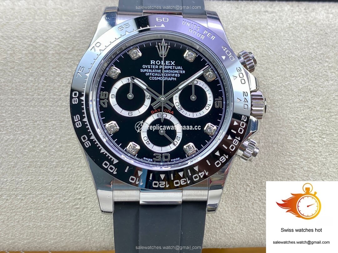 Rolex Daytona M116519LN-0025 BT Factory Diamond-set Dial 1 Rolex Daytona M116519LN-0025 BT Factory Diamond-set Dial 1