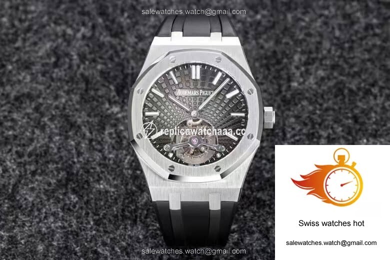 Audemars Piguet Royal Oak Tourbillon R8 Factory V3 Black Strap 1 Audemars Piguet Royal Oak Tourbillon R8 Factory V3 Black Strap 1