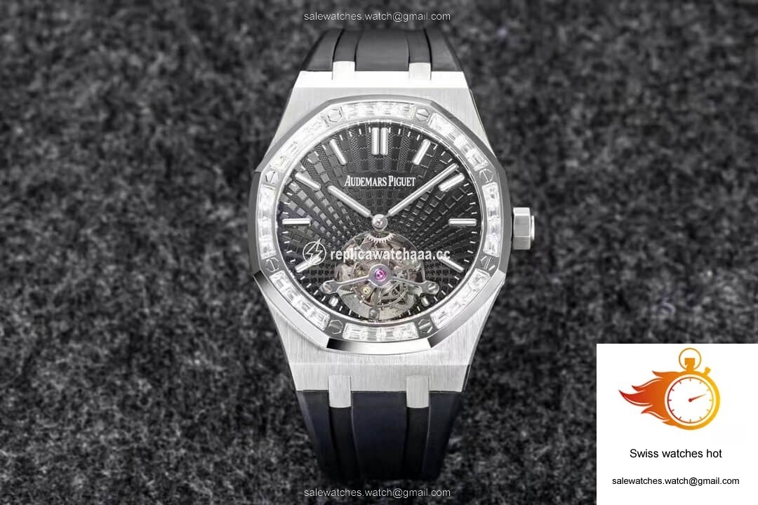 Audemars Piguet Royal Oak Tourbillon R8 Factory V3 Black Rubber Strap 1 Audemars Piguet Royal Oak Tourbillon R8 Factory V3 Black Rubber Strap 1