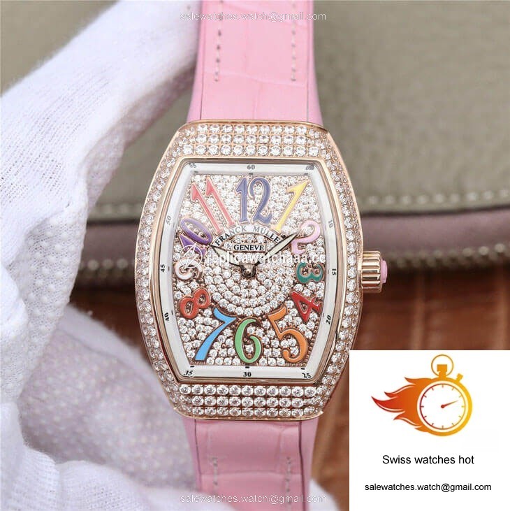 Franck Muller Vanguard Ladies ABF Factory Rose Gold Diamond-set Dial 1 Franck Muller Vanguard Ladies ABF Factory Rose Gold Diamond-set Dial 1