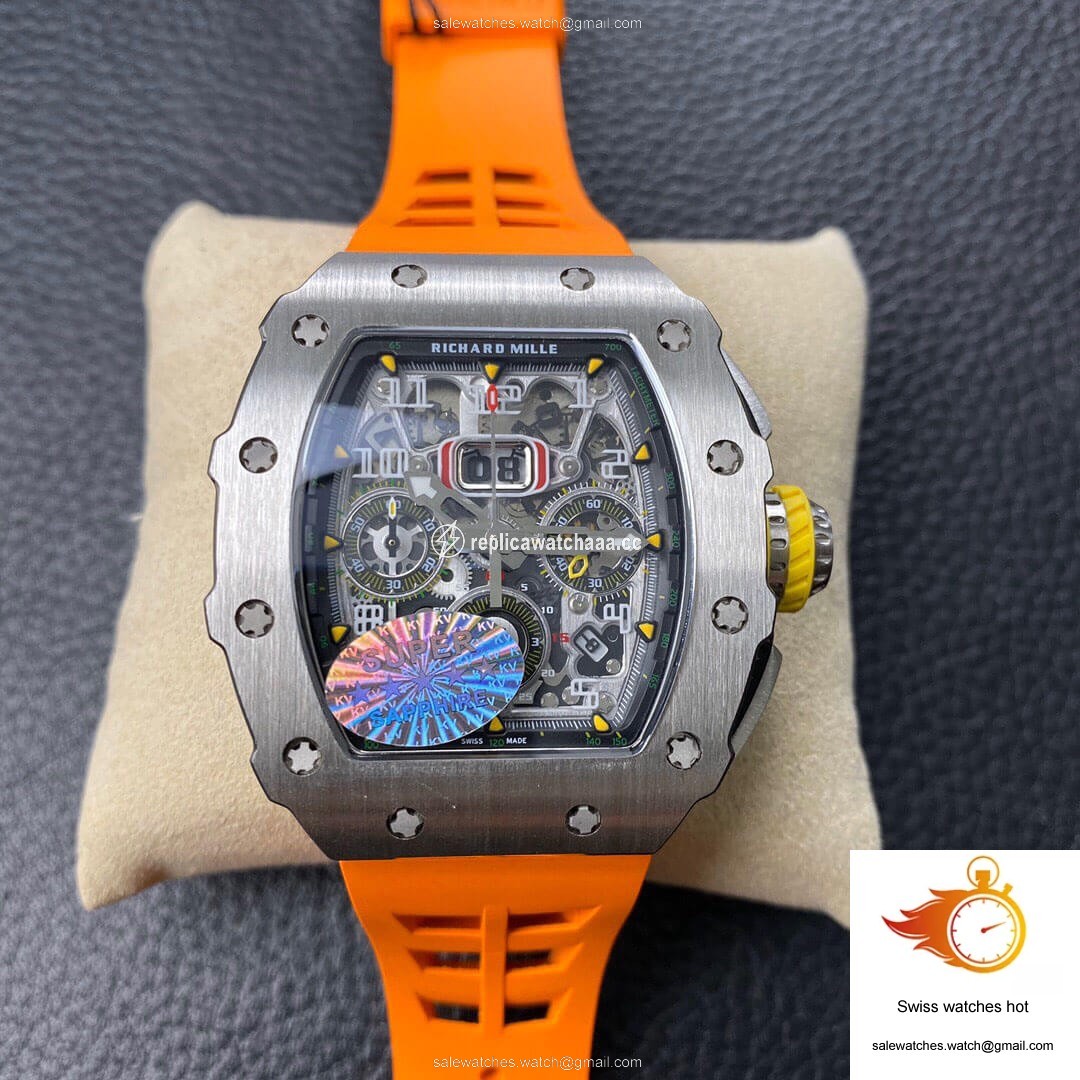 Richard Mille RM11-03 KV Factory Orange Rubber Strap 1 Richard Mille RM11-03 KV Factory Orange Rubber Strap 1