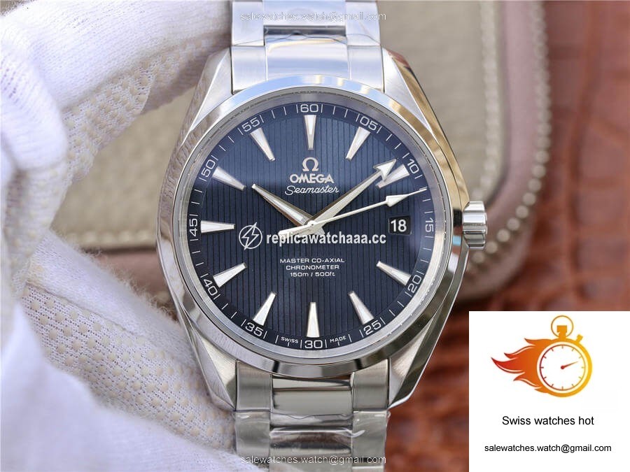 Omega Seamaster 231.10.42.21.03.001 VS Factory Blue Dial 1 Omega Seamaster 231.10.42.21.03.001 VS Factory Blue Dial 1