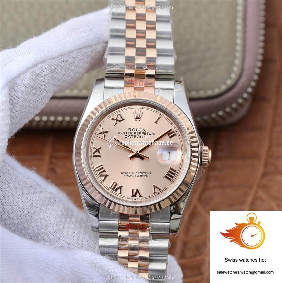 Rolex Datejust 116231 36MM GM Factory Pink Dial 1 Rolex Datejust 116231 36MM GM Factory Pink Dial 1