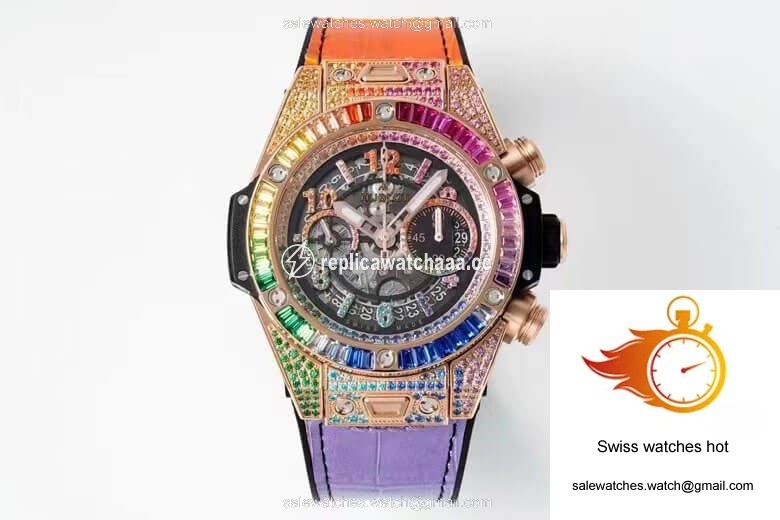 Hublot BIG BANG Unico 411.OX.9910.LR.0999 ZF Factory Rose Gold Skeleton Dial 1 Hublot BIG BANG Unico 411.OX.9910.LR.0999 ZF Factory Rose Gold Skeleton Dial 1