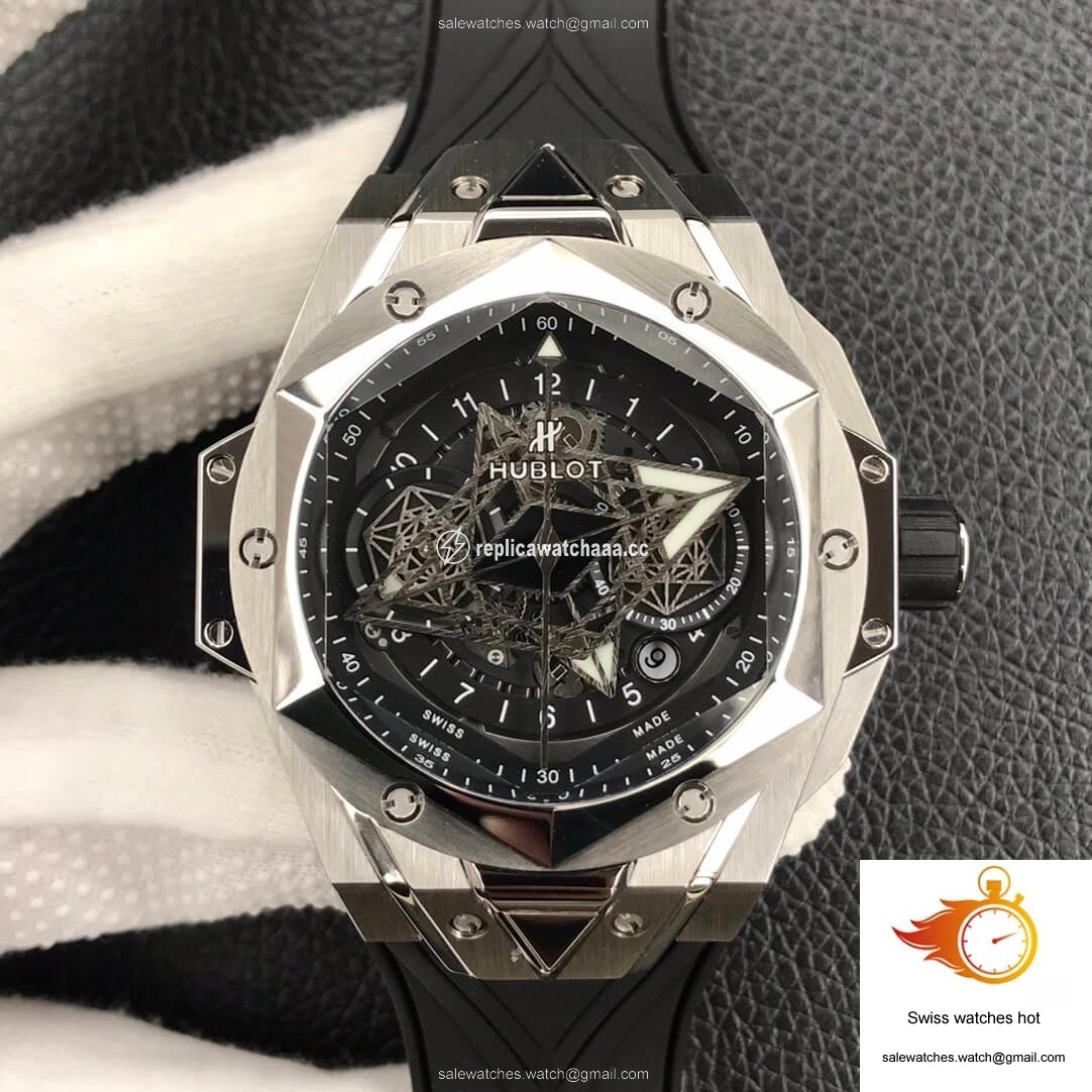 Hublot Big Bang Sang Bleu II 418.NX.1107.RX.MXM19 HB Factory Titanium Case 1 Hublot Big Bang Sang Bleu II 418.NX.1107.RX.MXM19 HB Factory Titanium Case 1