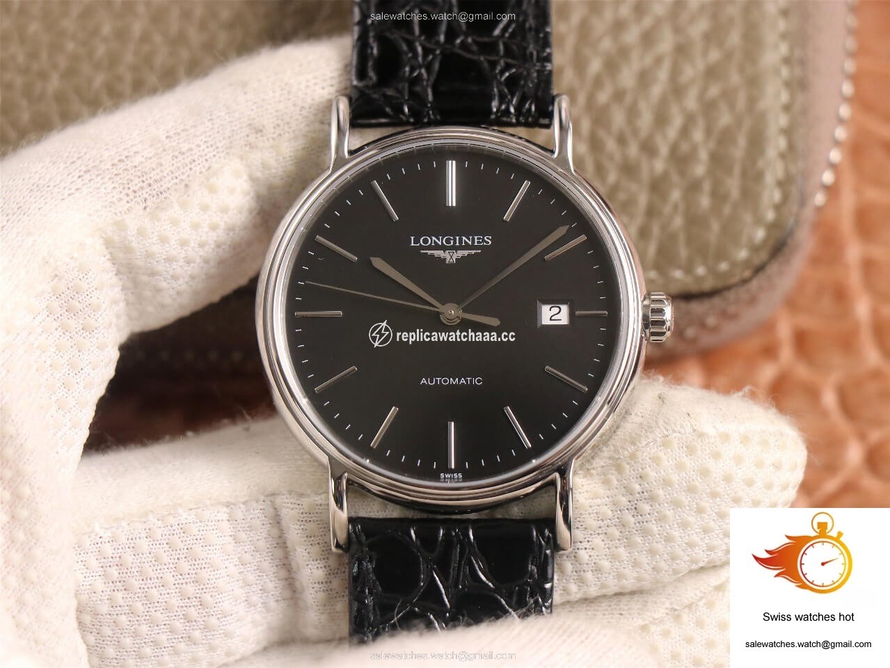 Longines Presence L4.921.4.52.2 KY factory Black Dial 1 Longines Presence L4.921.4.52.2 KY factory Black Dial 1
