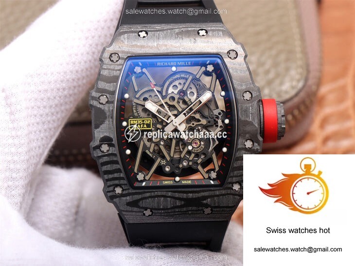 Richard Mille RM35-02 ZF Factory Carbon Fiber Case 1 Richard Mille RM35-02 ZF Factory Carbon Fiber Case 1