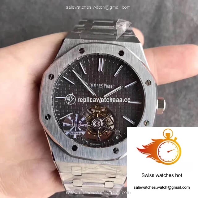 Audemars Piguet Royal Oak Tourbillon 26510PT.OO.1220PT.01 JF Factory Grey Dial 1 Audemars Piguet Royal Oak Tourbillon 26510PT.OO.1220PT.01 JF Factory Grey Dial 1