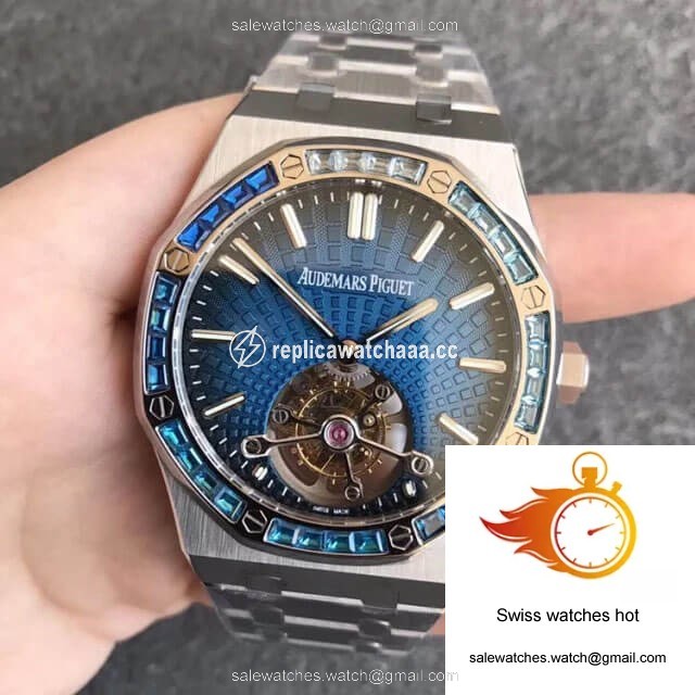 Audemars Piguet Royal Oak Tourbillon 26521PT.YY.1220PT.01 R8 Factory Smoky Blue Dial 1 Audemars Piguet Royal Oak Tourbillon 26521PT.YY.1220PT.01 R8 Factory Smoky Blue Dial 1