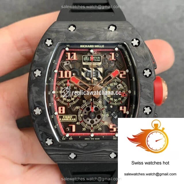 Richard Mille RM-011 KV Factory V2 Forged Carbon Black Case 1 Richard Mille RM-011 KV Factory V2 Forged Carbon Black Case 1