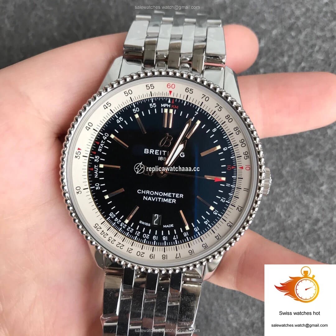 Breitling Navitimer 1 A17326211B1A1 V7 Factory Black Dial 1 Breitling Navitimer 1 A17326211B1A1 V7 Factory Black Dial 1