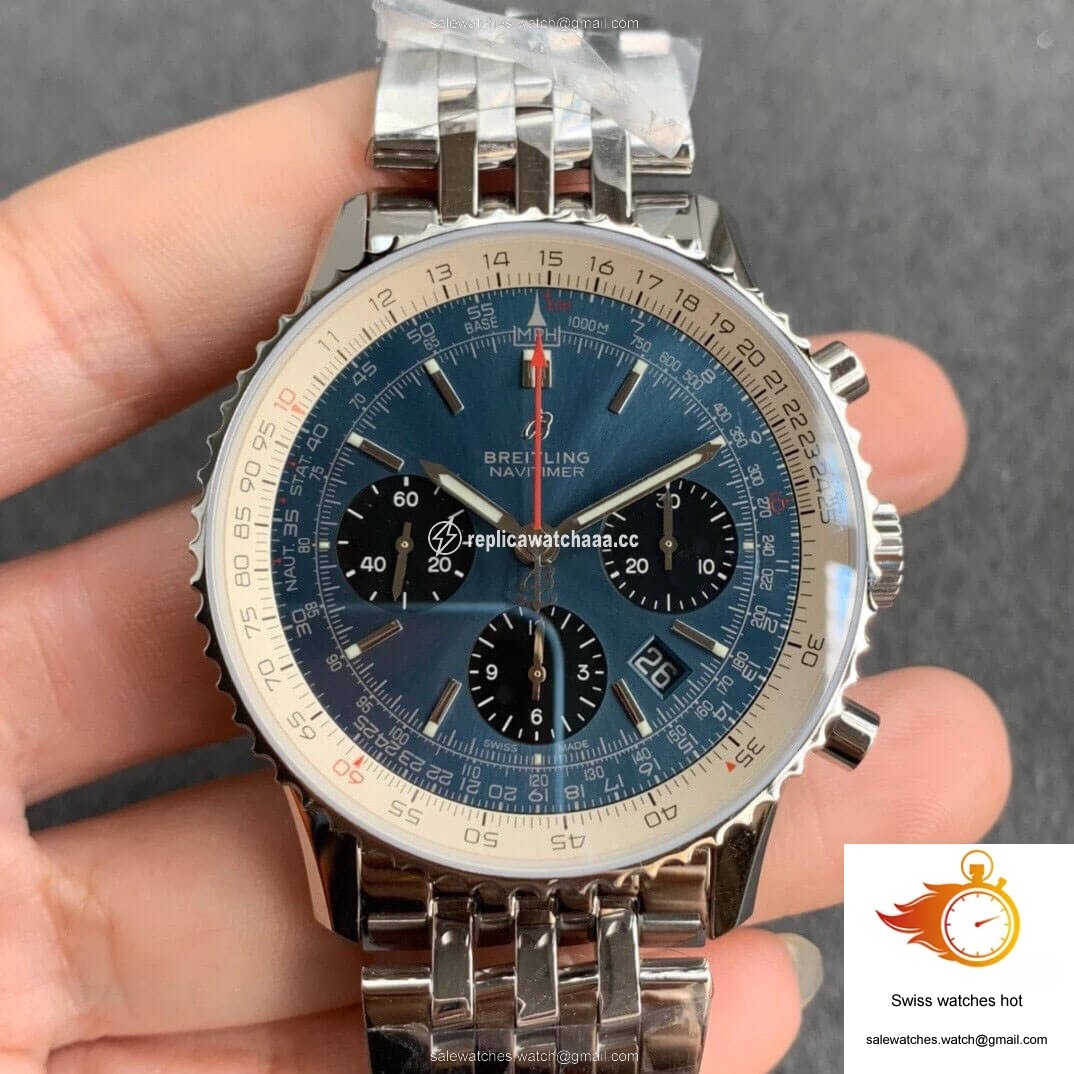 Breitling Navitimer 1 B01 AB0121211C1A1 GF Factory Blue Dial 1 Breitling Navitimer 1 B01 AB0121211C1A1 GF Factory Blue Dial 1