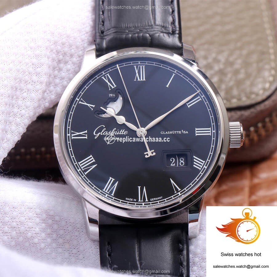 Glashutte Senator Excellence Large Calendar Moon Phase 1-36-04 V9 Factory Blue Dial 1 Glashutte Senator Excellence Large Calendar Moon Phase 1-36-04 V9 Factory Blue Dial 1