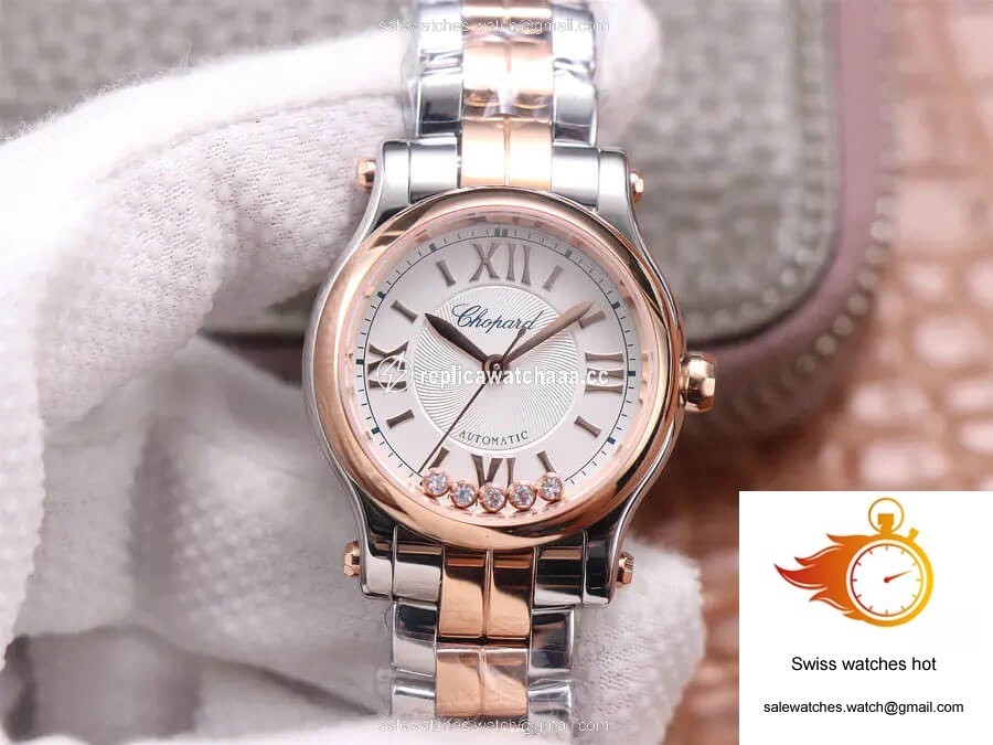 Chopard Happy Diamonds 278573-6014 YF Factory Rose Gold 1 Chopard Happy Diamonds 278573-6014 YF Factory Rose Gold 1