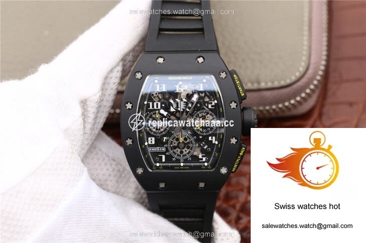 Richard Mille RM-011 KV Factory Carbon Fiber Black Strap 1 Richard Mille RM-011 KV Factory Carbon Fiber Black Strap 1