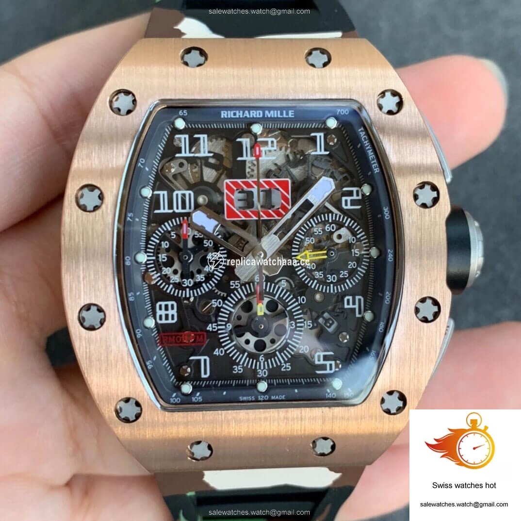 Richard Mille RM11 KV Factory Rose Gold Camouflage Strap 1 Richard Mille RM11 KV Factory Rose Gold Camouflage Strap 1