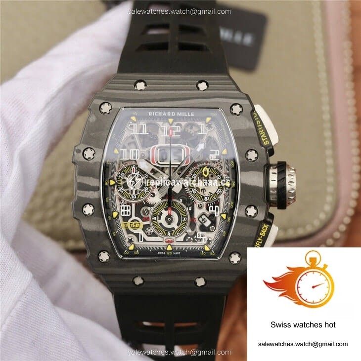 Richard Mille RM11-03 KV Factory Black Carbon Fiber Case 1 Richard Mille RM11-03 KV Factory Black Carbon Fiber Case 1