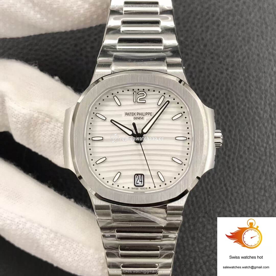 Patek Philippe Nautilus Ladies 7118/1A-010 3K Factory Silver Dial 1 Patek Philippe Nautilus Ladies 7118/1A-010 3K Factory Silver Dial 1
