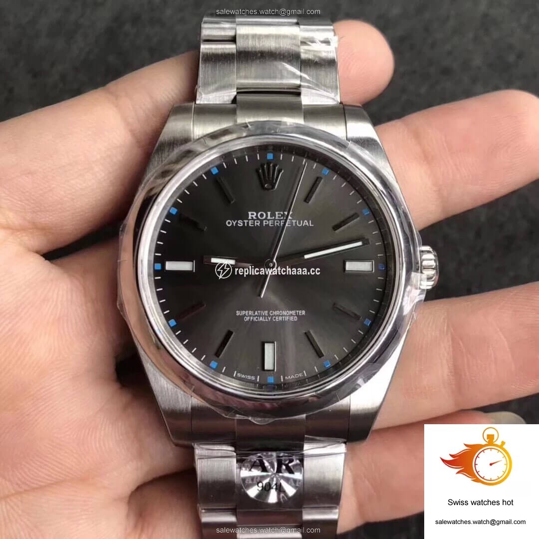 Rolex Oyster Perpetual 114300 39MM AR Factory Grey Dial 1 Rolex Oyster Perpetual 114300 39MM AR Factory Grey Dial 1