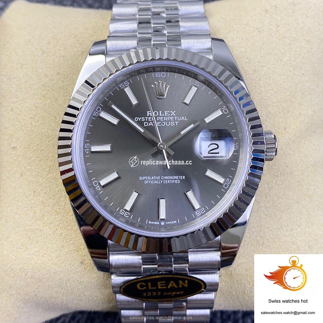 Rolex Datejust M126334-0014 Clean Factory Grey Dial 904L Stainless Steel 1 Rolex Datejust M126334-0014 Clean Factory Grey Dial 904L Stainless Steel 1