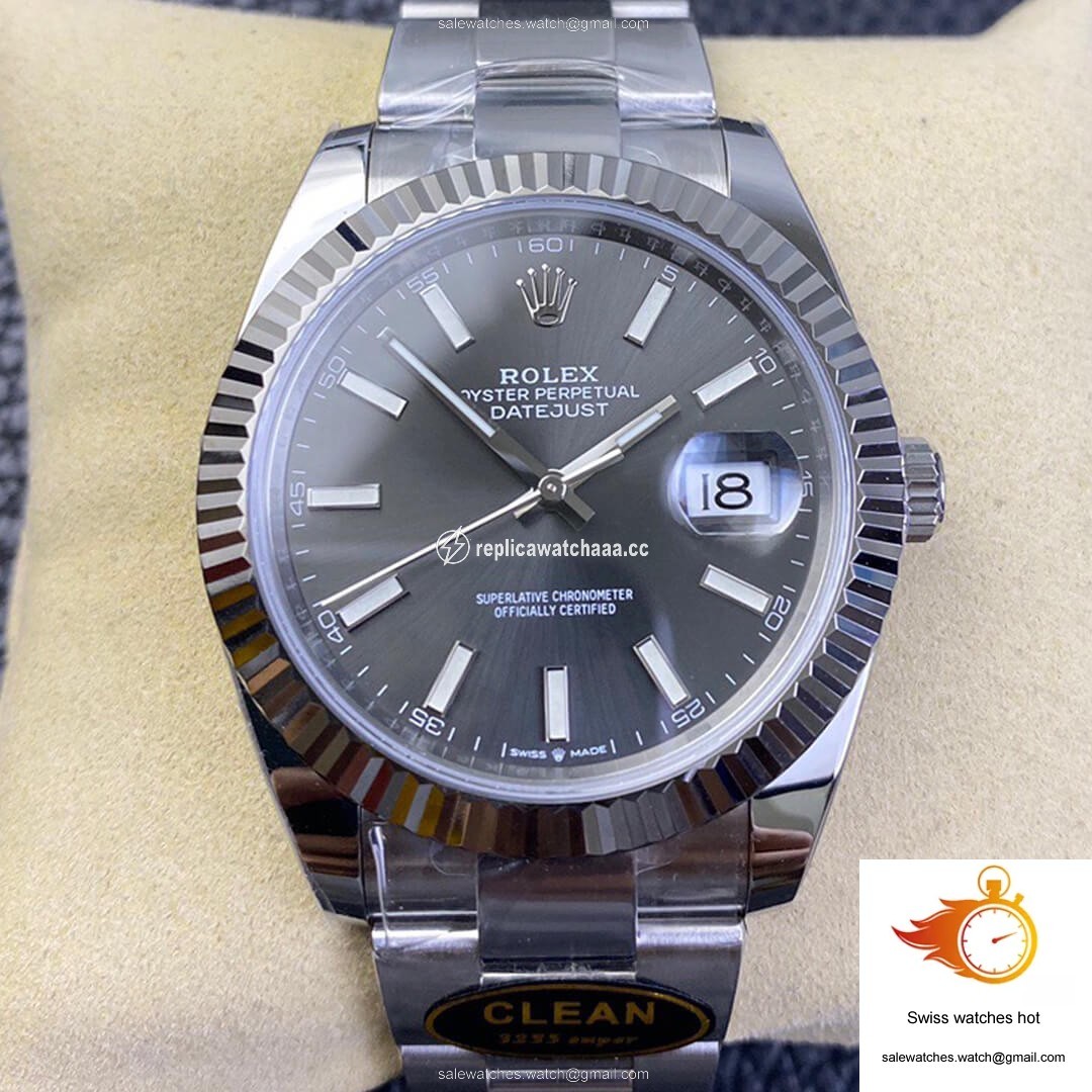 Rolex Datejust M126334-0013 Clean Factory Grey Dial 1 Rolex Datejust M126334-0013 Clean Factory Grey Dial 1