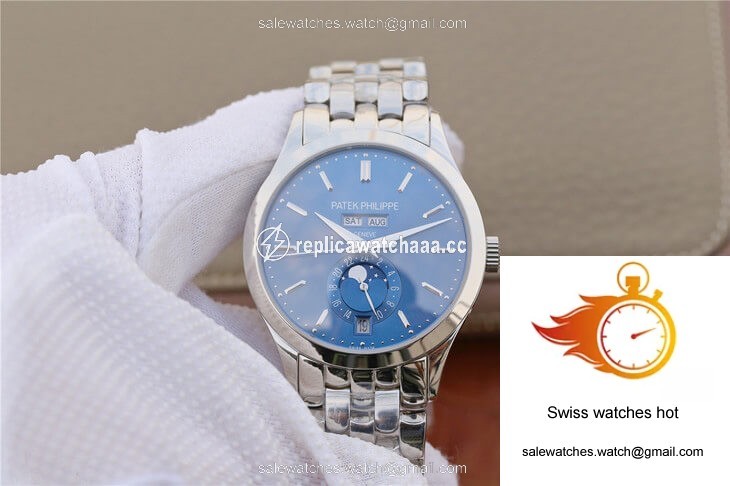 Patek Philippe Complications 5396/1G-001 KM Factory Steel Strap Blue Dial 1 Patek Philippe Complications 5396/1G-001 KM Factory Steel Strap Blue Dial 1