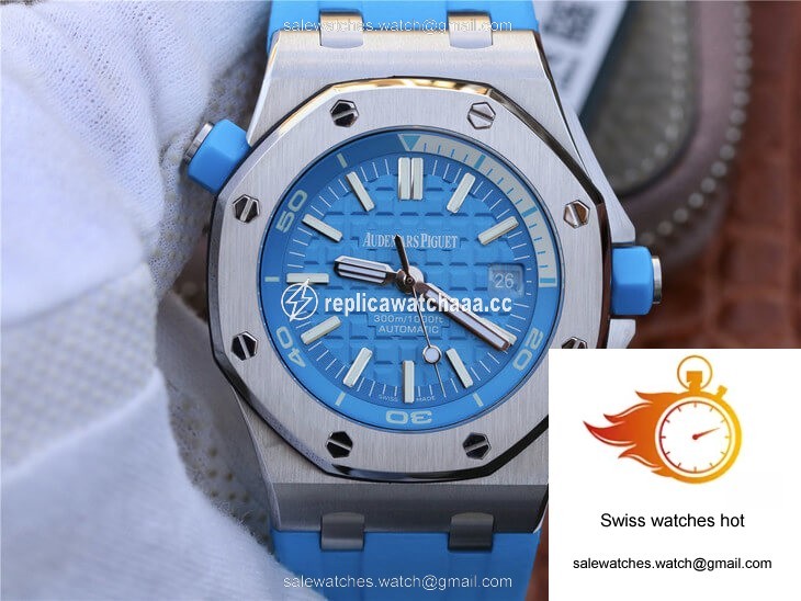 Audemars Piguet Royal Oak Offshore Diver 15710ST.OO.A032CA.01 JF Factory Blue Dial 1 Audemars Piguet Royal Oak Offshore Diver 15710ST.OO.A032CA.01 JF Factory Blue Dial 1