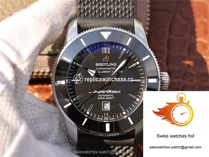 Breitling Superocean Heritage II AB2010121B1S1 GF Factory Black Dial 1 Breitling Superocean Heritage II AB2010121B1S1 GF Factory Black Dial 1