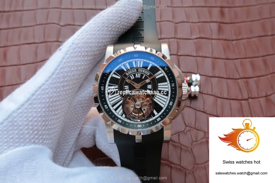 Roger Dubuis Hommage Tourbillon JB Factory Black Dial 1 Roger Dubuis Hommage Tourbillon JB Factory Black Dial 1