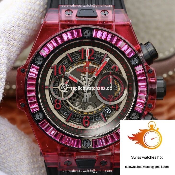 Hublot Big Bang 411.JX.4802.RT Red Case Black Strap 1 Hublot Big Bang 411.JX.4802.RT Red Case Black Strap 1