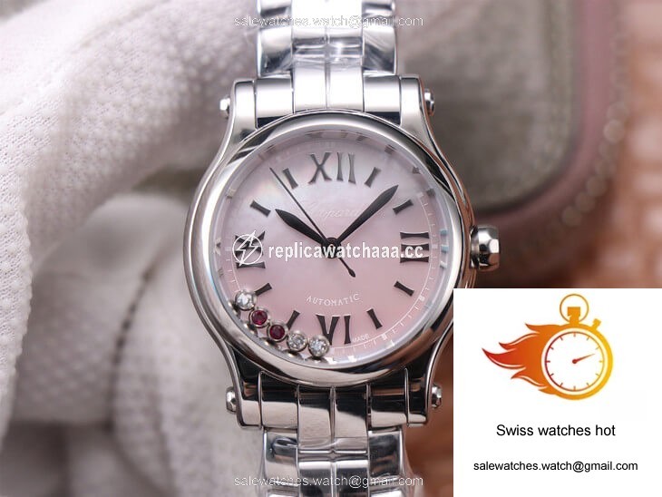 Chopard Happy Sport 278573 YF Factory Pink Dial 1 Chopard Happy Sport 278573 YF Factory Pink Dial 1