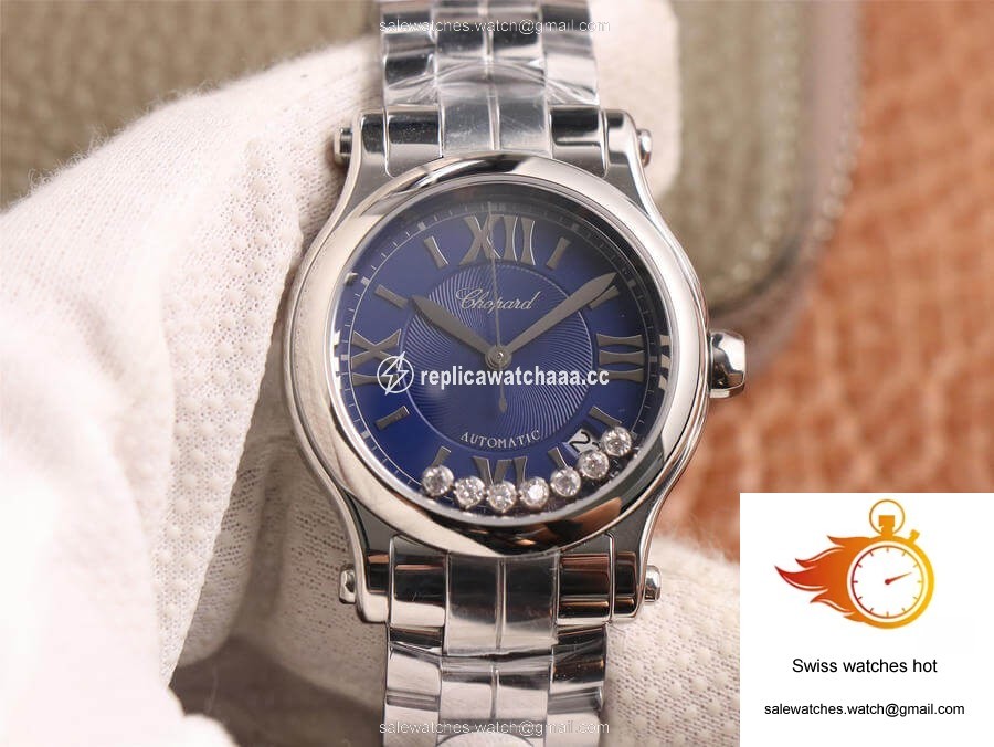 Chopard Happy Sport 278559-3009 YF Factory Blue Dial 1 Chopard Happy Sport 278559-3009 YF Factory Blue Dial 1