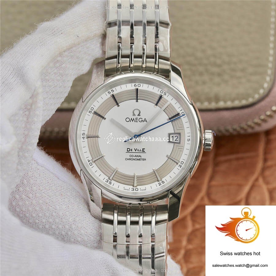 Omega De Ville 431.30.41.21.02.001 VS Factory Silver Dial Stainless Steel Strap 1 Omega De Ville 431.30.41.21.02.001 VS Factory Silver Dial Stainless Steel Strap 1