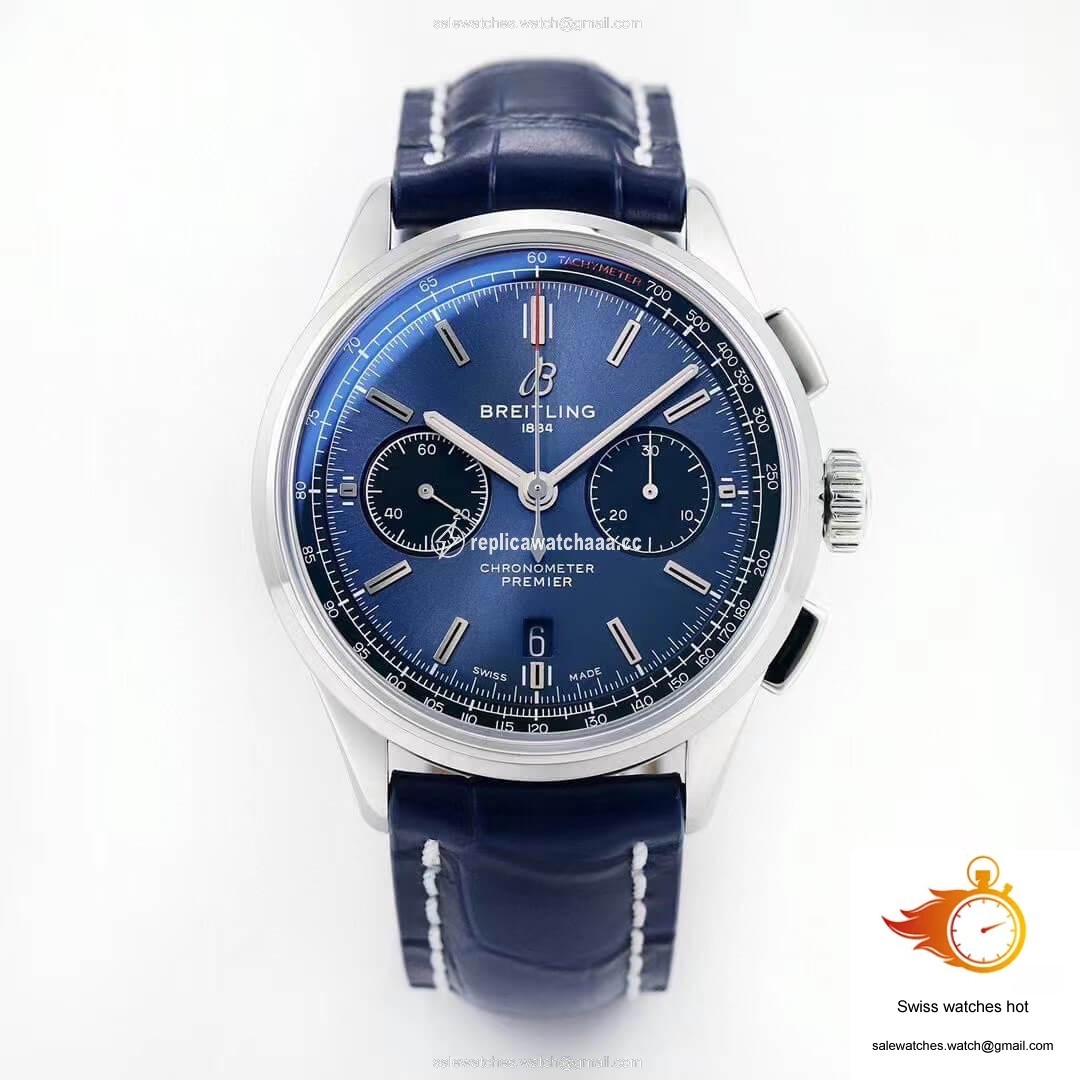 Breitling Premier B01 Chronograph AB0118221C1A1 GF Factory V2 Blue Dial 1 Breitling Premier B01 Chronograph AB0118221C1A1 GF Factory V2 Blue Dial 1