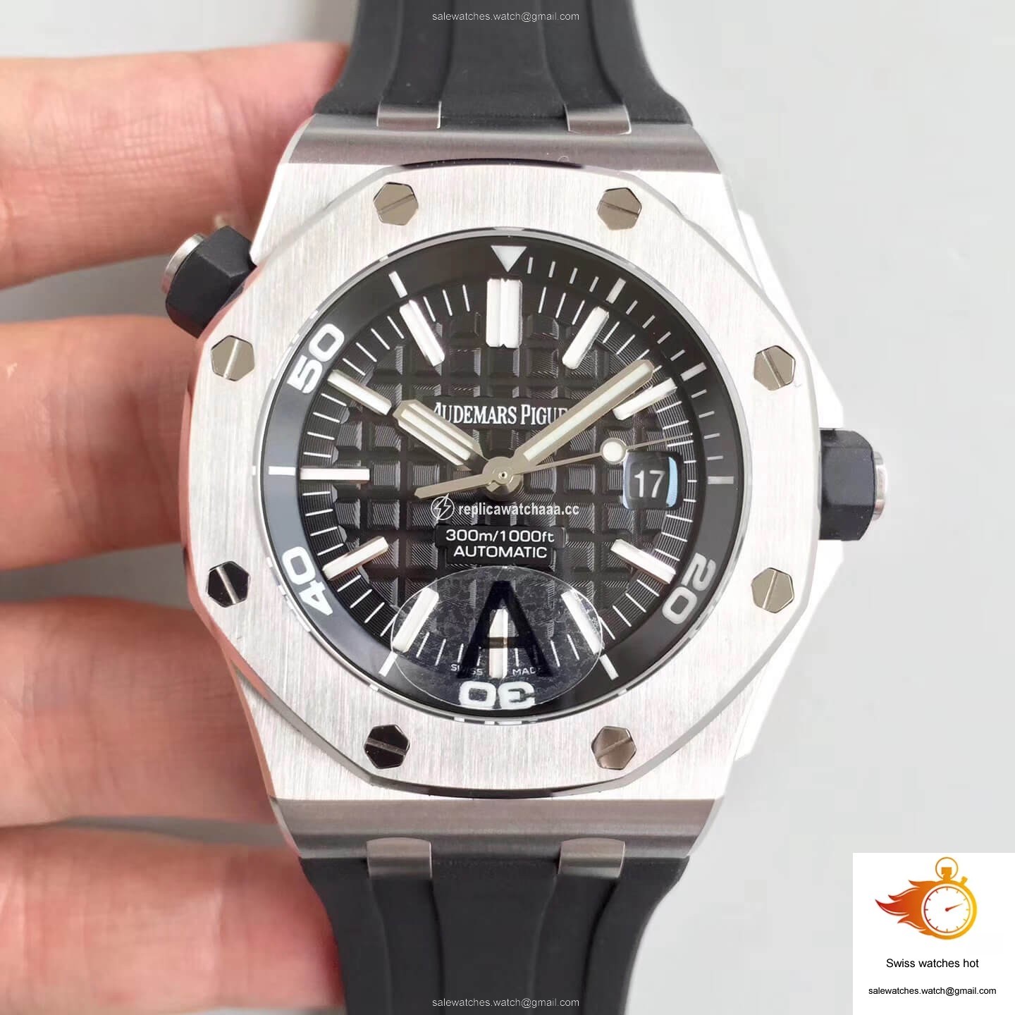 Audemars Piguet Royal Oak Offshore 15703 JF Factory V10 Black Dial 1 Audemars Piguet Royal Oak Offshore 15703 JF Factory V10 Black Dial 1