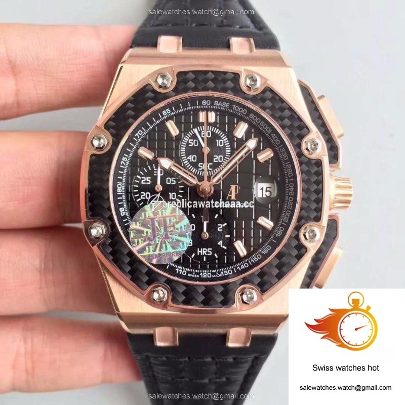 Audemars Piguet Royal Oak Offshore Juan Pablo Montoya 26030RO.00.D001IN.01 JF Factory V2 Black Dial 1 Audemars Piguet Royal Oak Offshore Juan Pablo Montoya 26030RO.00.D001IN.01 JF Factory V2 Black Dial 1