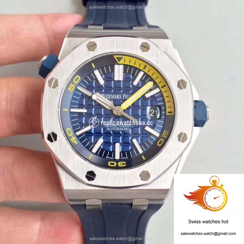 Audemars Piguet Royal Oak Offshore Diver 15710ST.OO.A027CA.01 JF Factory V8 Blue Dial 1 Audemars Piguet Royal Oak Offshore Diver 15710ST.OO.A027CA.01 JF Factory V8 Blue Dial 1