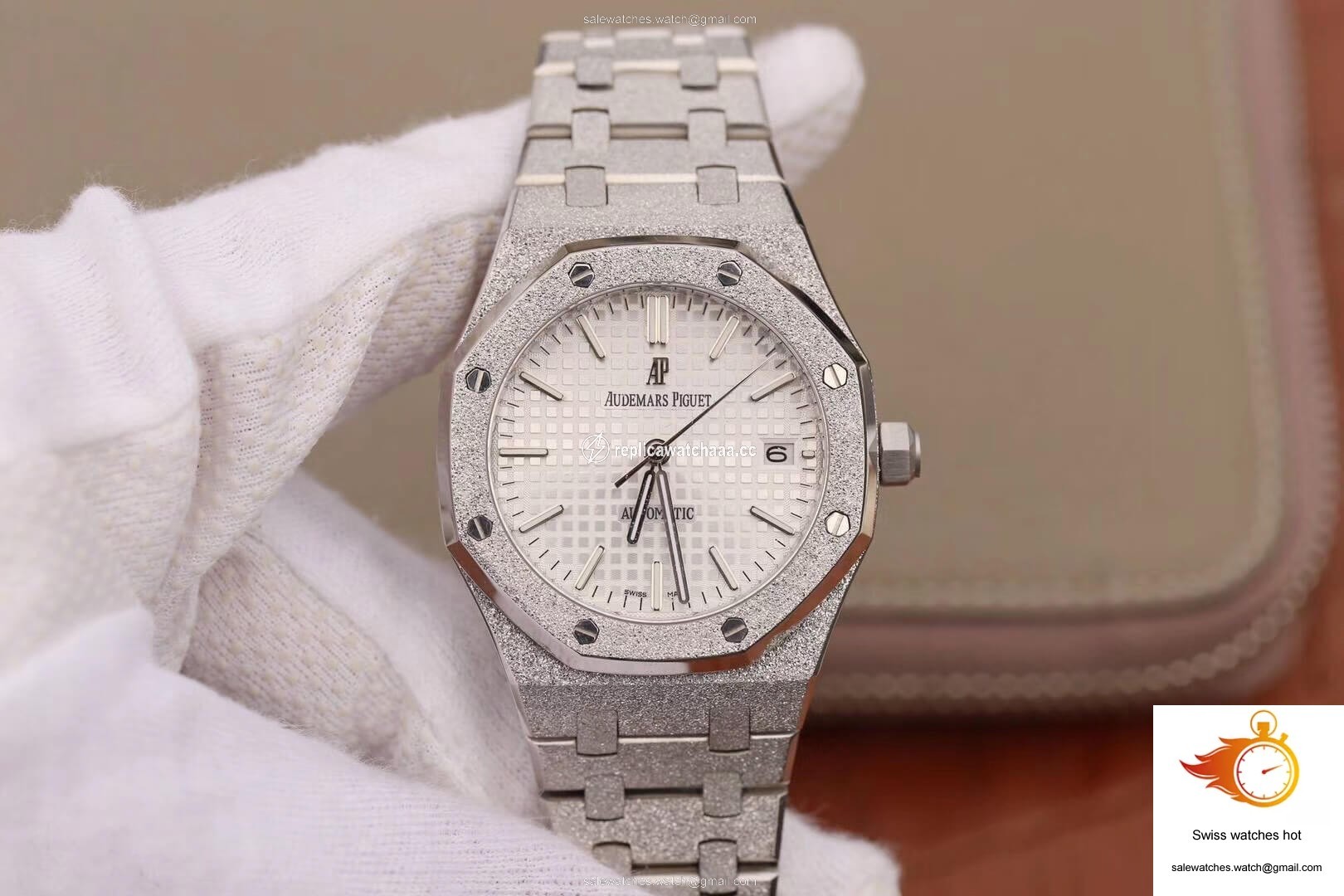 Audemars Piguet Royal Oak 15454BC.GG.1259BC.01 JH Factory Silver Dial 1 Audemars Piguet Royal Oak 15454BC.GG.1259BC.01 JH Factory Silver Dial 1